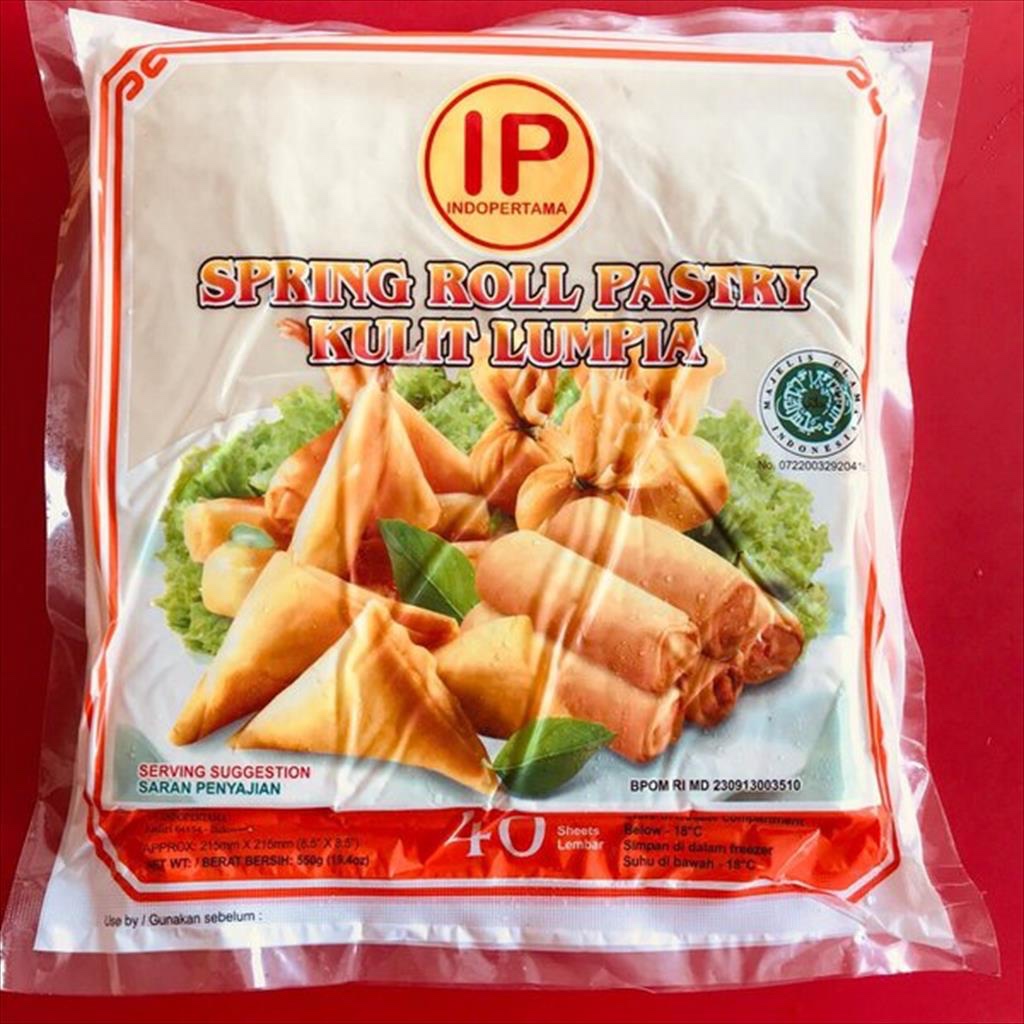 

IP KULIT LUMPIA 21,5 CM ISI 40 LEMBAR 550 GR