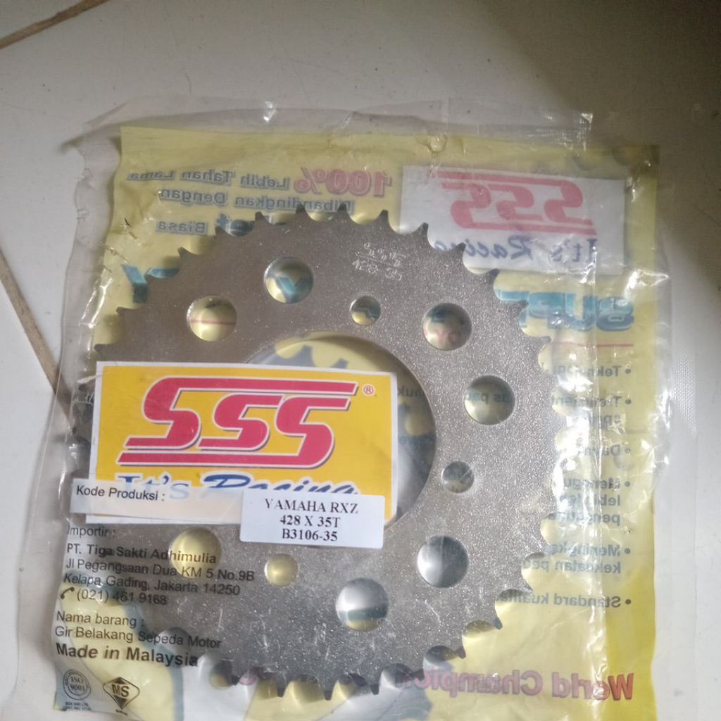 GIR SSS RXKING/RXZ/F1ZR/JUPITER 37T-428 36T--428 35T--428