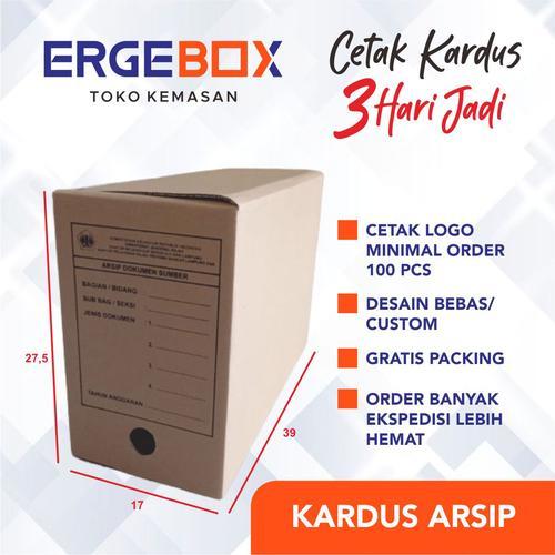 

Box File 39 x 17 x 27,5 cm Kardus Arsip - BRI MEN - GRATIS CETAK LOGO