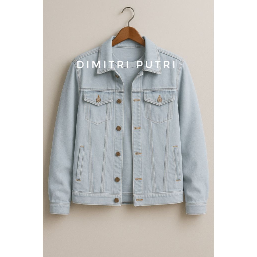 Jaket Denim Croptop