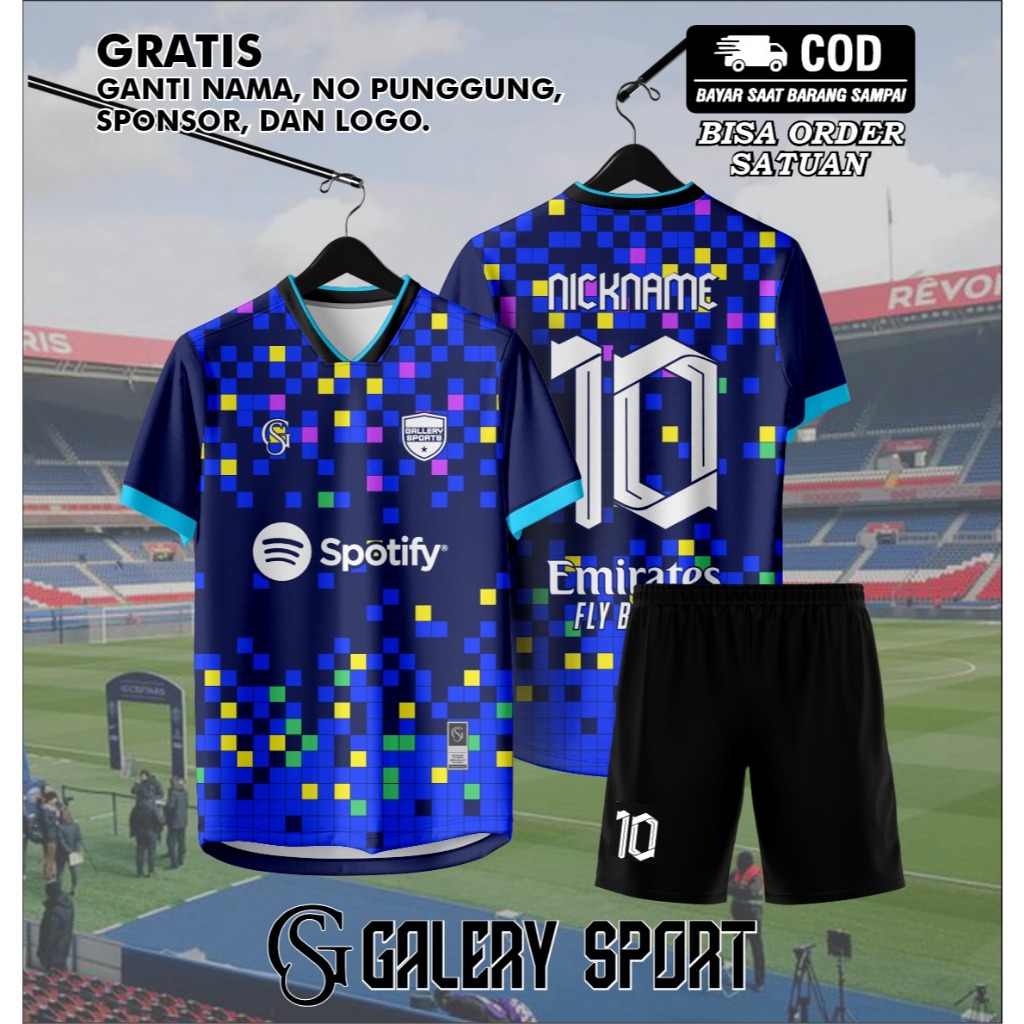 Jersey futsal printing jersey bolajersey volly jersey badminton jersey BajuBolaGratis Nama dan Nomor