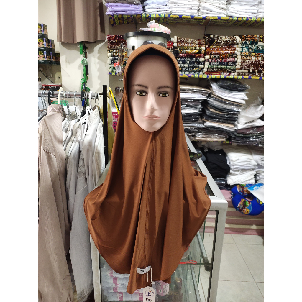 Hijab instant RH Rafhi coklat