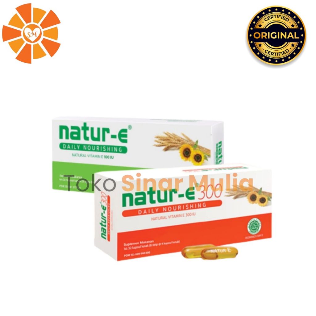 NATUR E 100 IU & NATUR E 300 IU MENCERAHKAN KULIT