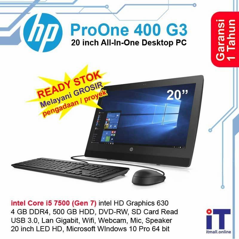 PC All In One Hp Core i5 6500 8gb hdd 500Gb warranty 1 Tahun