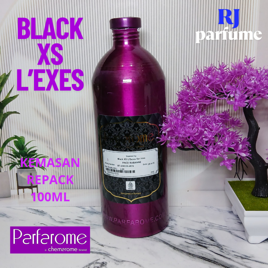 BIBIT PARFUM MURNI XS BLACK BY PARFAROME PREMIUM KEMASAN REPACK