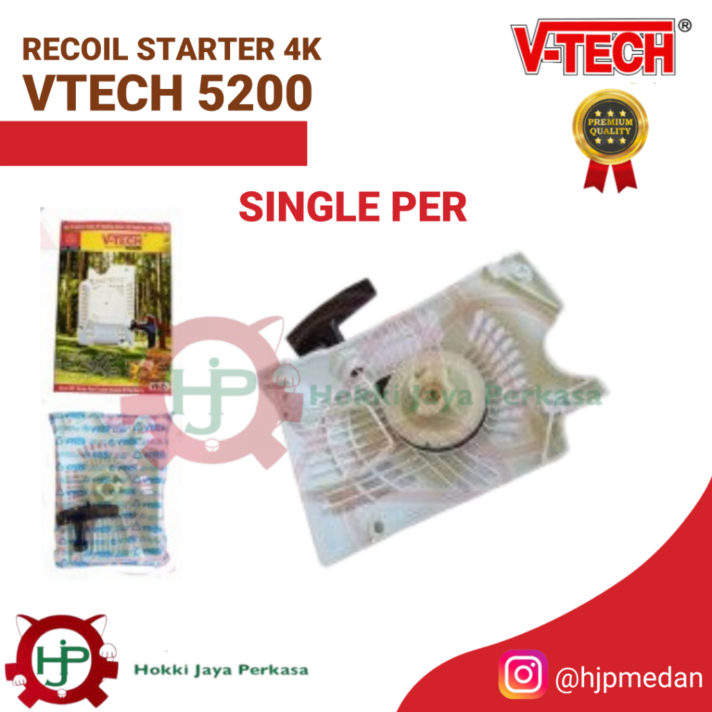 RECOIL STARTER 4K SINGLE PER V-TECH 5200/5800/SENSO MINI