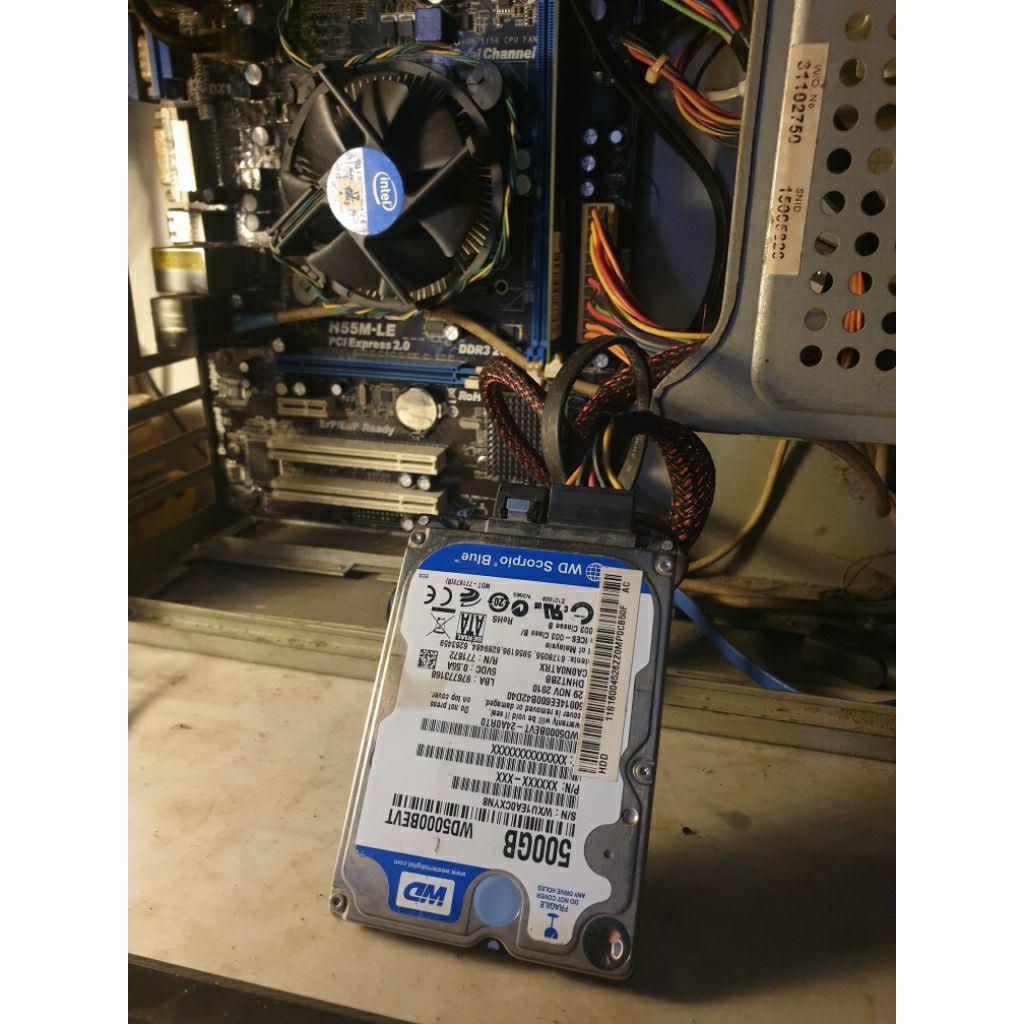 HDD LAPTOP WD BLUE .500GB NORMAL . SINTENIL 96%