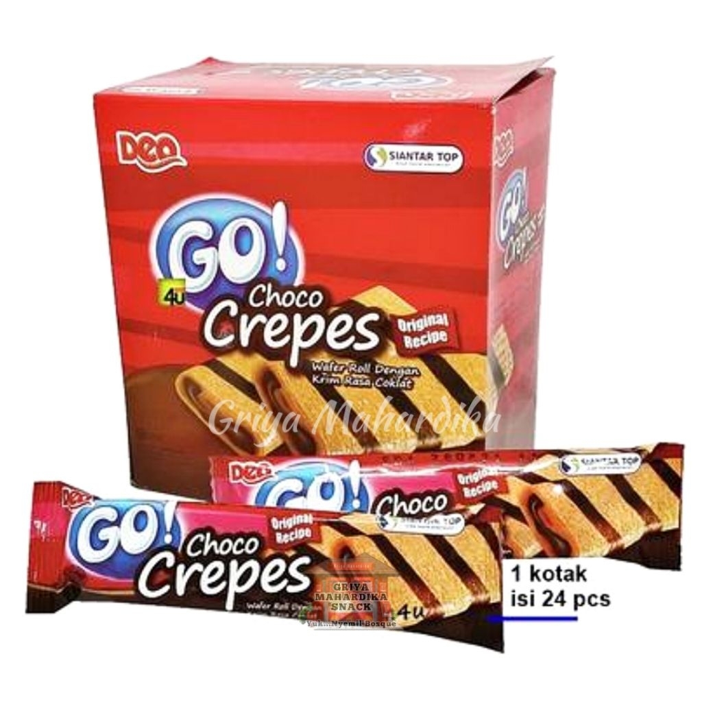 

Go Choco Crepes 1 box isi 24 pcs Snack Kiloan