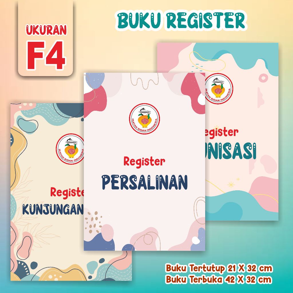 Buku Register Persalinan , buku Kunjungan Pasien harian , Buku Register Hamil Buku Kunjungan Pasien 