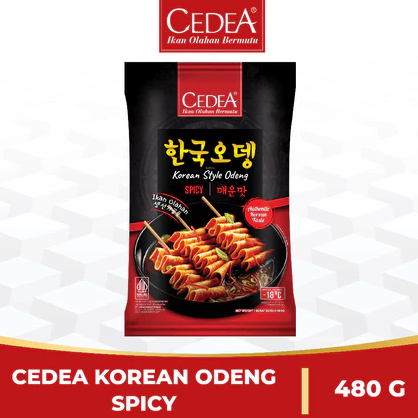 

CEDEA Korean SPICY ODENG 480gr Fish Cake Korea Halal Pedas Gurih