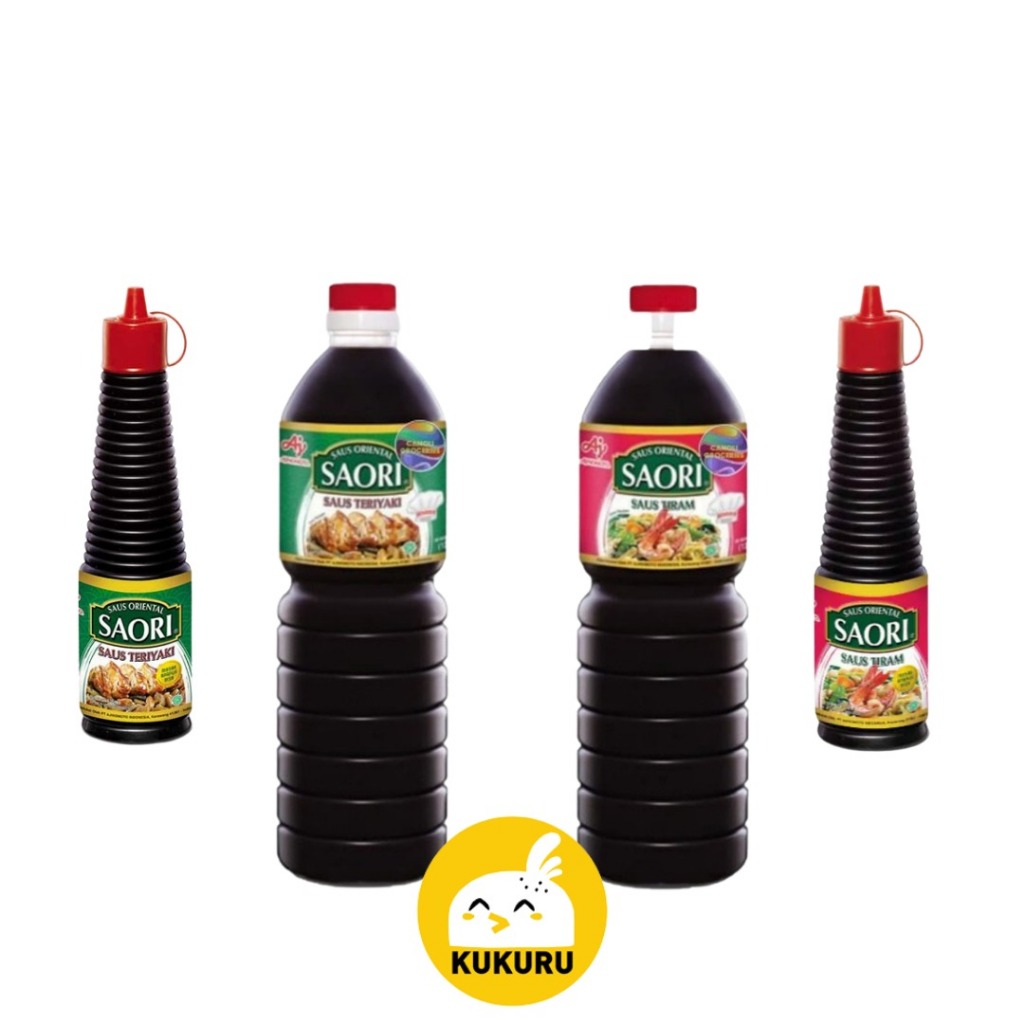 

SAORI® SAUS ORIENTAL BOTOL 1 LITER: TERIYAKI & TIRAM/OYSTER