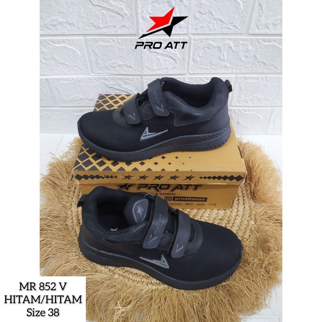 Sepatu Pro Att MR 852 V-HITAM