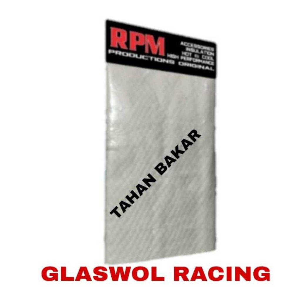 asly glaswool gasbul peredam suara knalpot racing tahan bakar gasbul motor.mobil