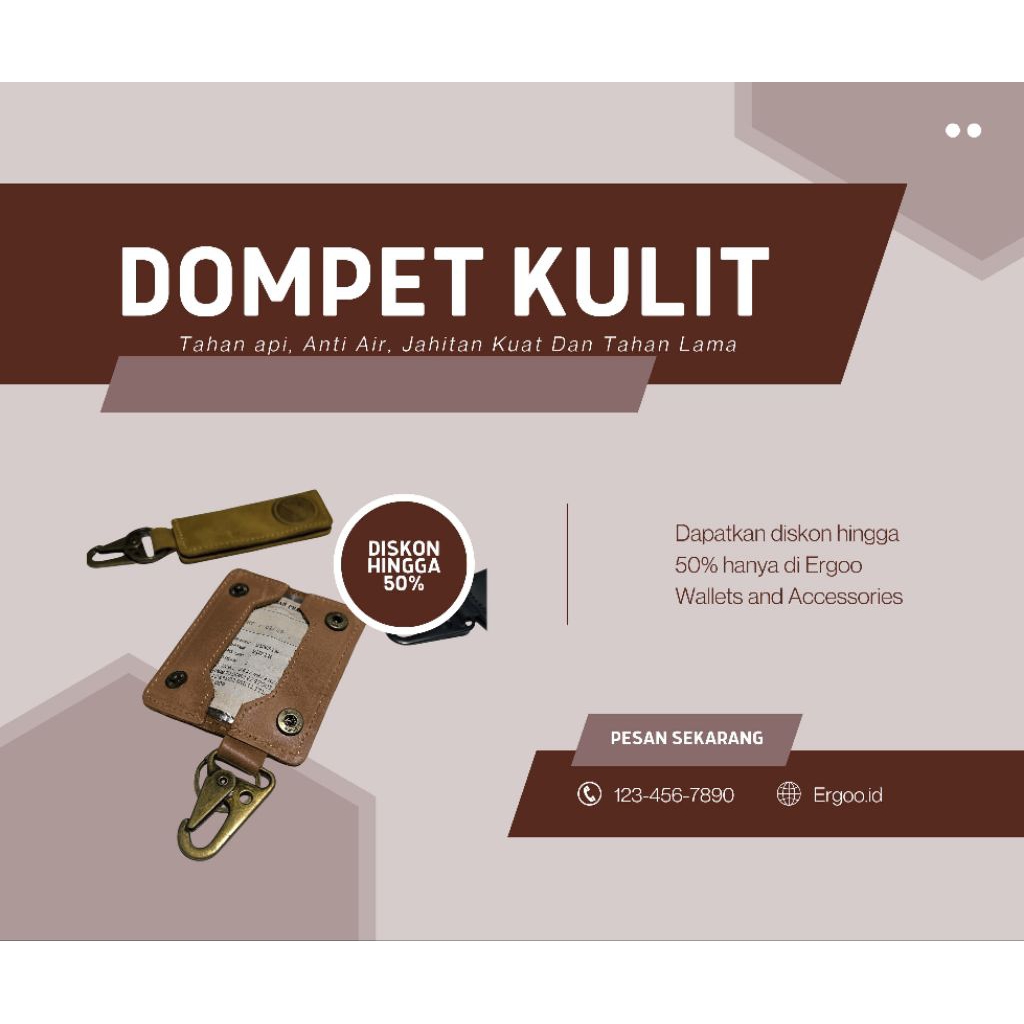 Yougz Rezeky Dompet Stnk Kulit Asli / Dompet Stnk Motor / Dompet Kunci Motor / Dompet Stnk Kulit