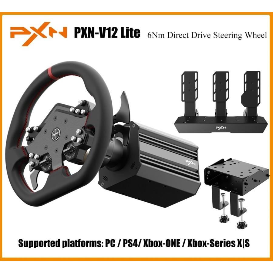 PXN V12 Lite Real Servo Direct Drive Force Feedback Steering Wheel