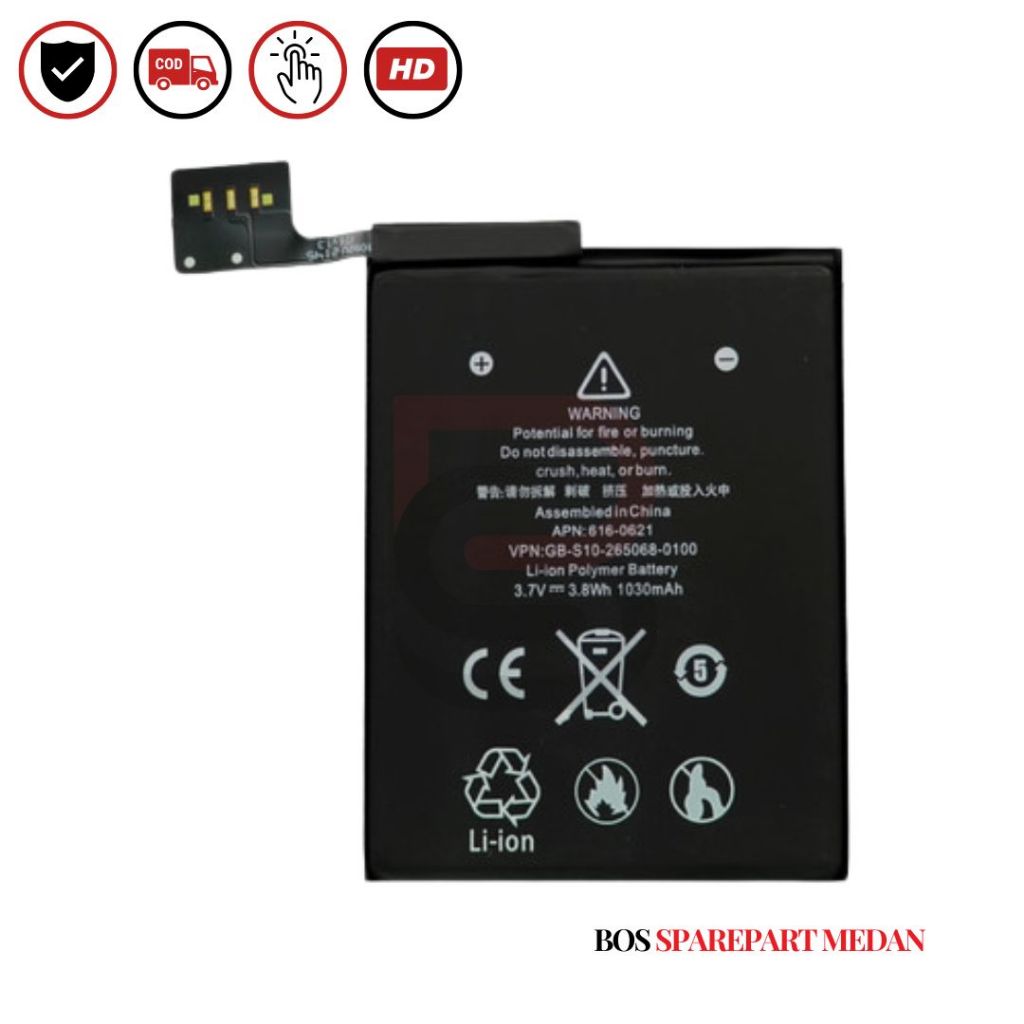BATERAI IPOD TOUCH 6 / TOUCH 7 ( 1030 MAH ) / BATRE / BATTERE / BATTERY