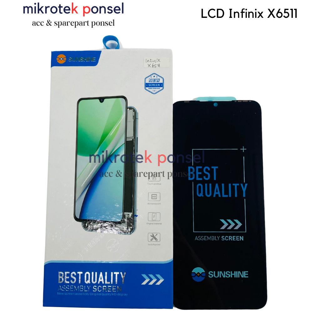 LCD INFINIX SMART 6 X6511 SUNSHINE – Fullset LCD TOUCSCREEN INFINIX SMART 6