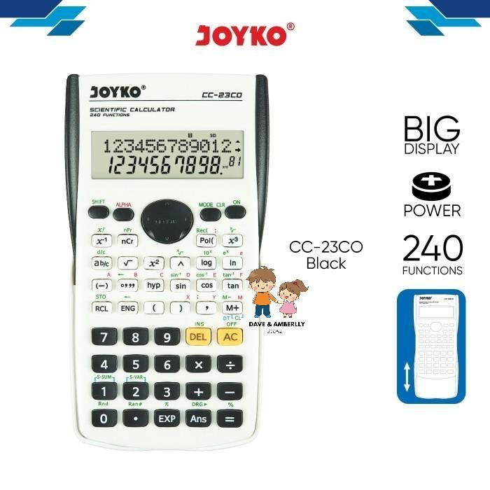 

JOYKO Kalkulator Scientific Sekolah 240 Function / Kalkulator Scientific CC-23CO