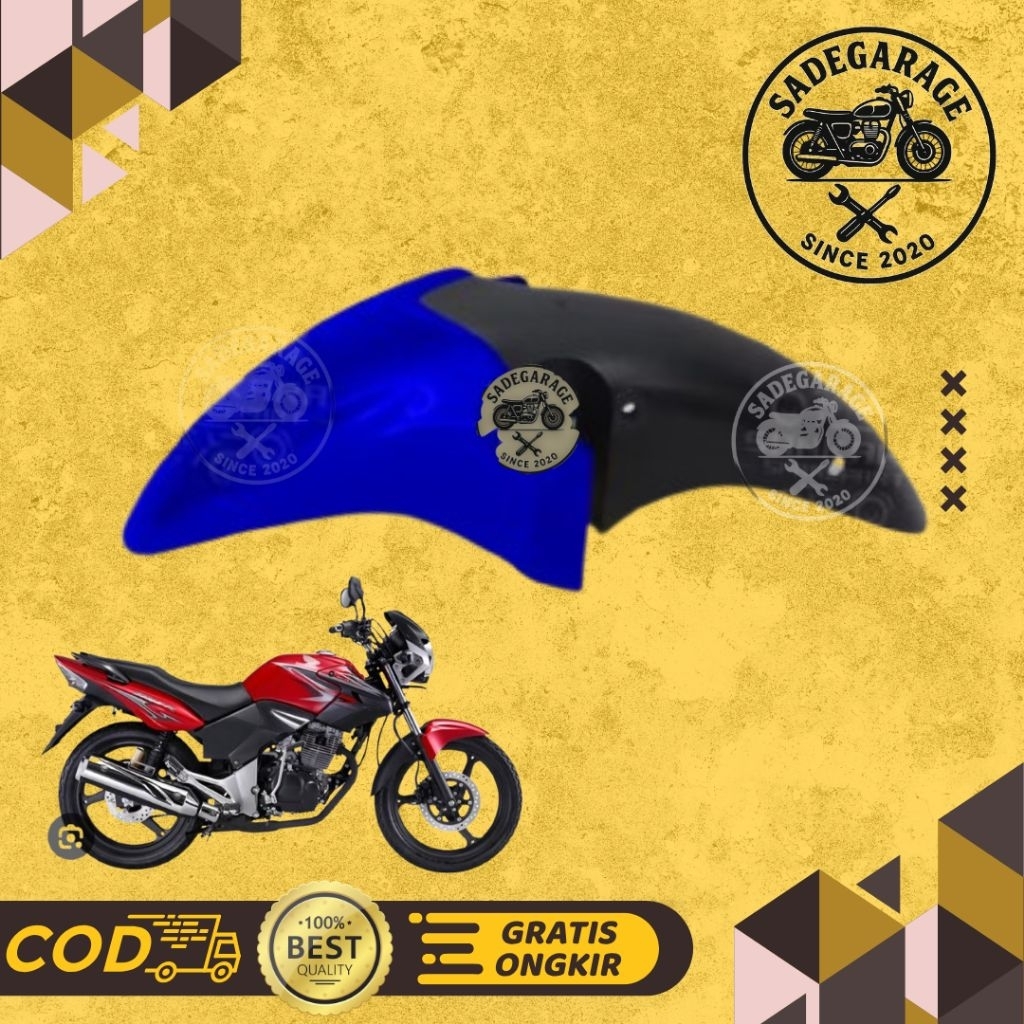 Spakbor Depan Honda Tiger Revo Slebor Tirev Warna biru