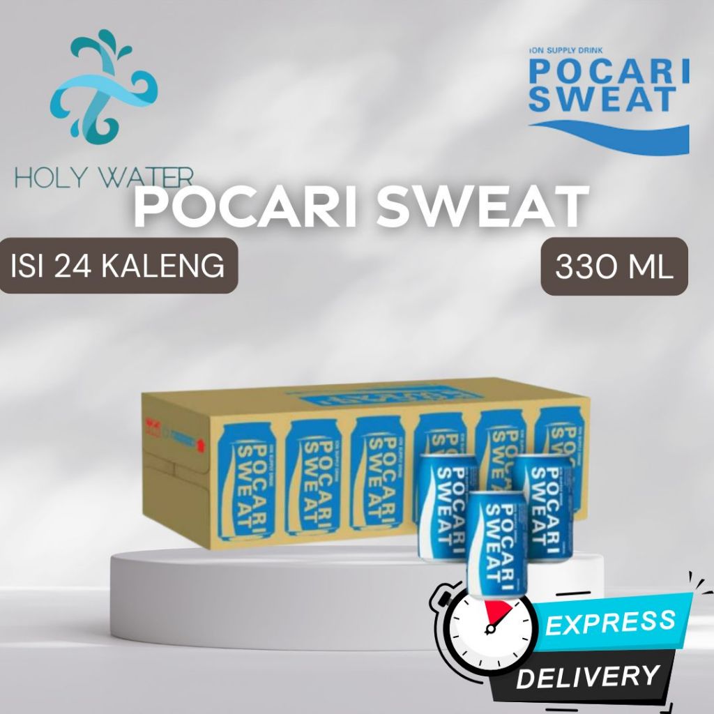 

(INSTANT / SAMEDAY) POCARI SWEAT KALENG 330ML KEMASAN DUS ISI 24 KALENG PER KARTON - READY POCARI, ION WATER 2 LITER, 500ML, 350 ML, KALENG 330 ML Air Minum Kemasan Botol Minuman
