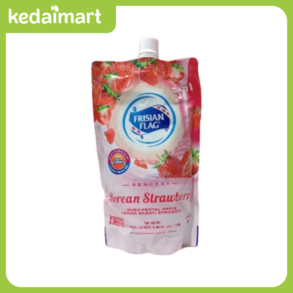

Frisian Flag Susu Kental Manis Korean Strawberry Pouch 260 Gram
