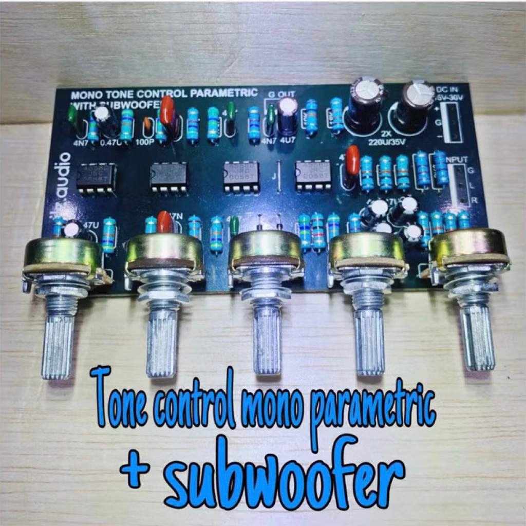 tone control mono parametric + subwoofer