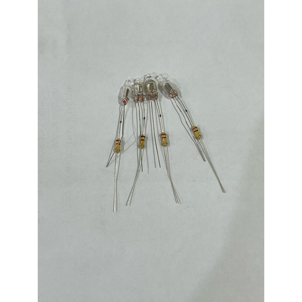 Lampu Setrika + Resistor