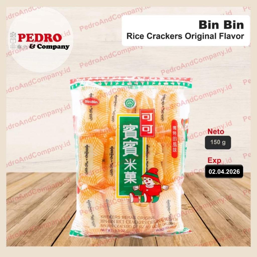 

Bin bin crackers krekers beras rasa ORIGINAL 150 gram - snack beras