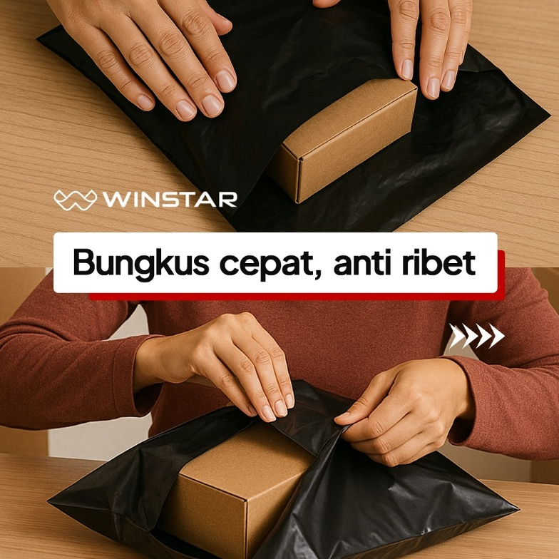 

POLYMAILER PLASTIK PACKING 30x40 POLYMAILER HITAM ISI 100 PCS
