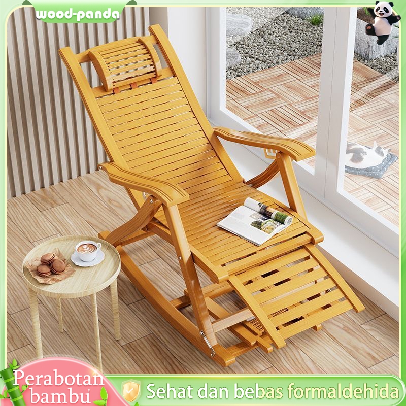 Kursi Goyang Lipat Kursi Malas  Kursi lipat KURSI RUANG TAMU KURSI SOFA KURSI SOFA MULTIFUNGSI