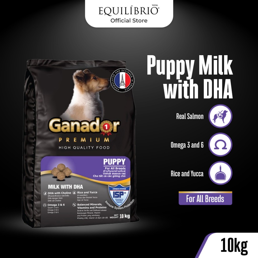 Ganador Premium Puppy Milk with DHA 10 kg - Makanan Kering Anjing - Dog Dry Food