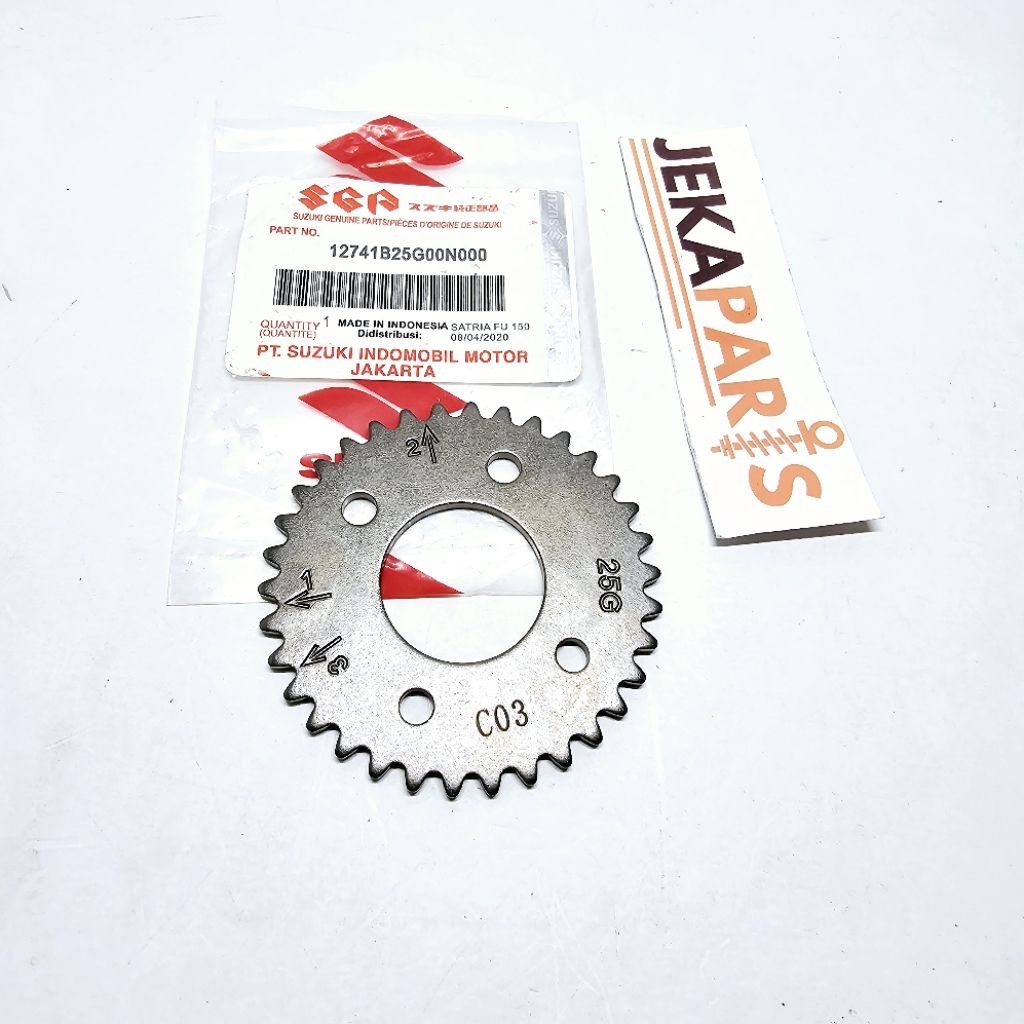 Gear Gigi Sentrik Gigi Teming Motor Satria Fu 150.