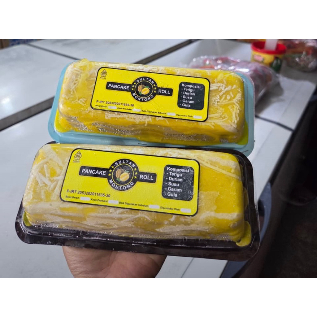 

pancake durian rooll