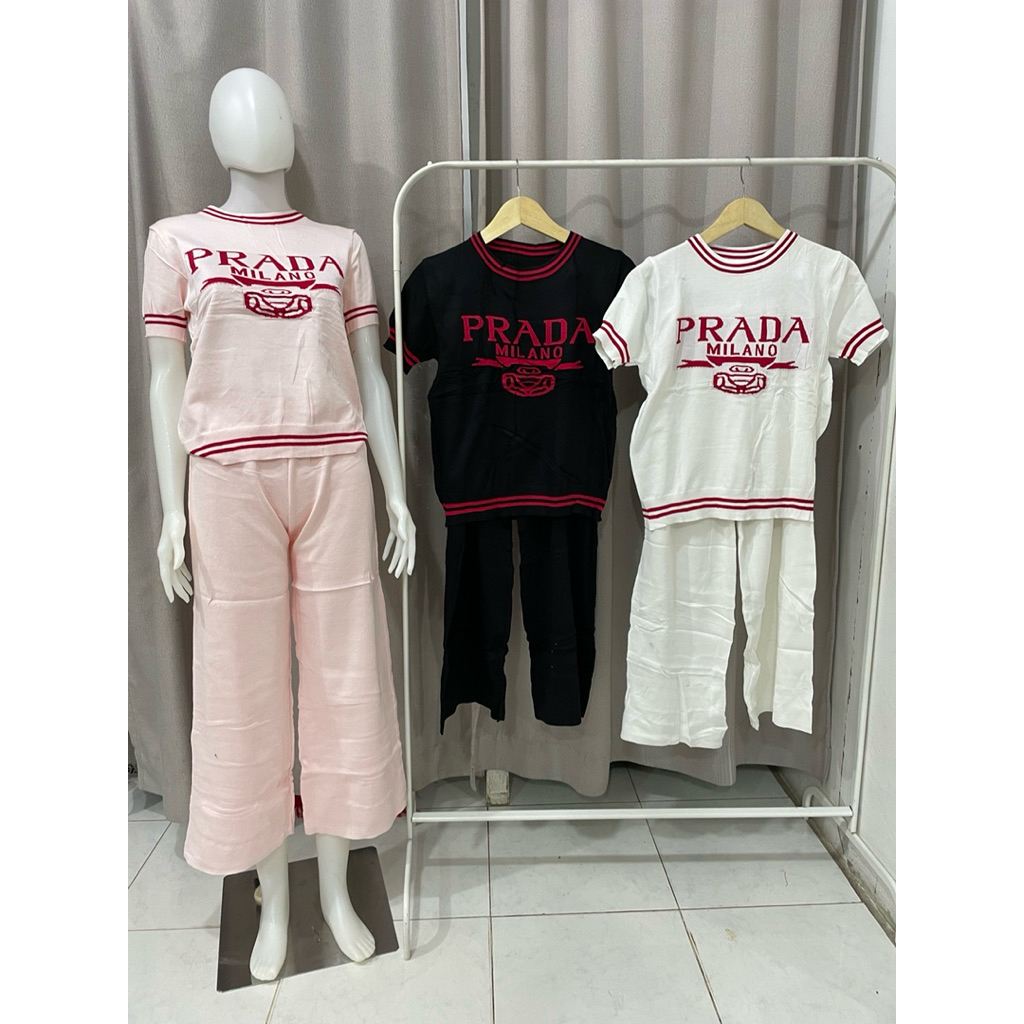 setelan rajut wanita import