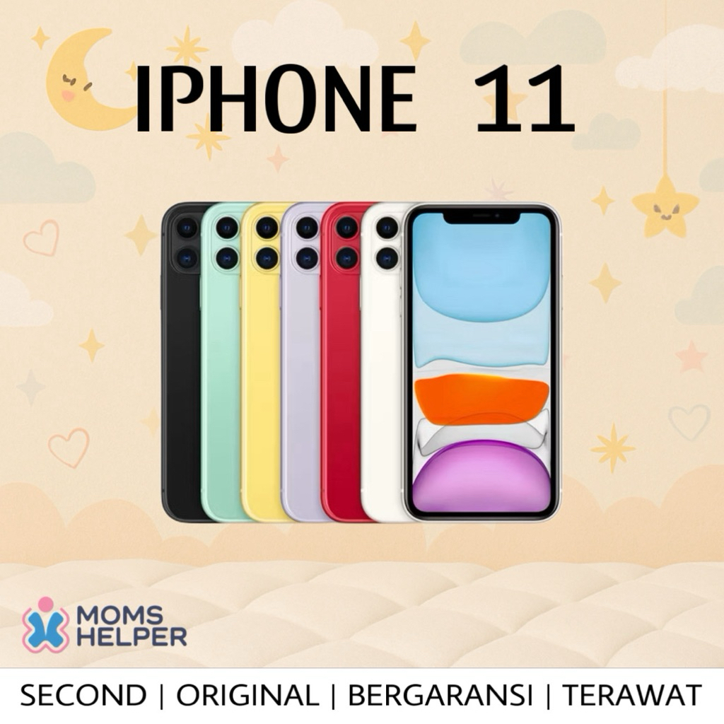 IPhone11 64GB 128GB 256GB Second hand 100% ORI LCD NORMAL FULLSET