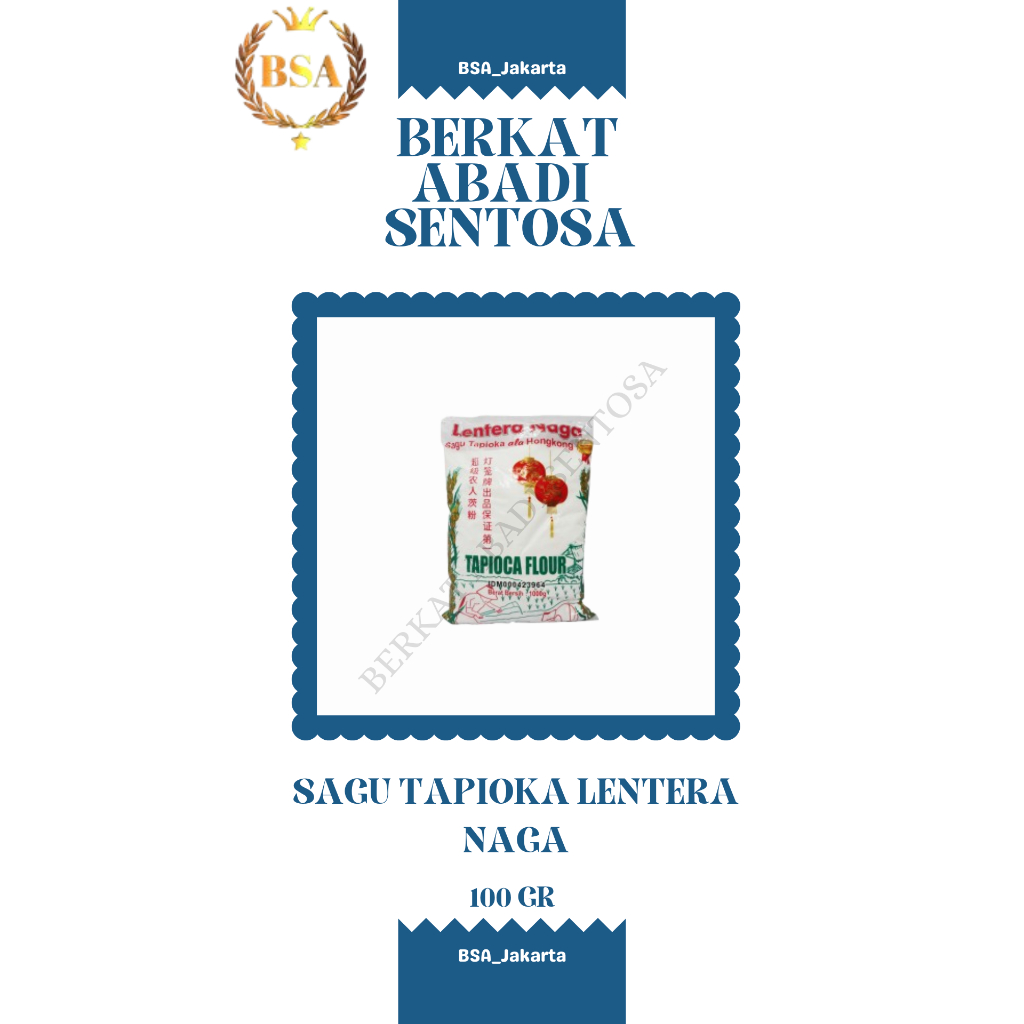 

SAGU TAPIOKA LENTERA NAGA (1 KG)