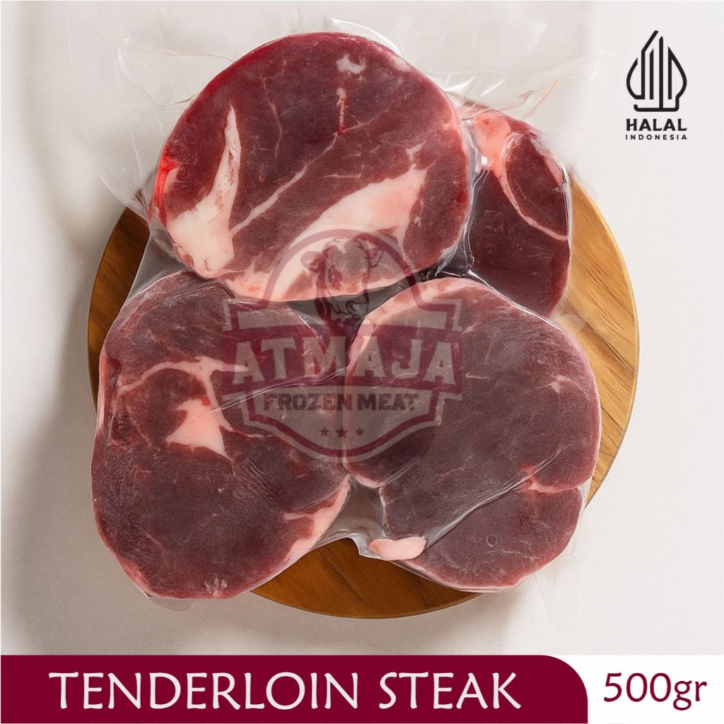 

(ATMAJA) TENDERLOIN STEAK 500 GR DAGING SAPI KHAS DALAM