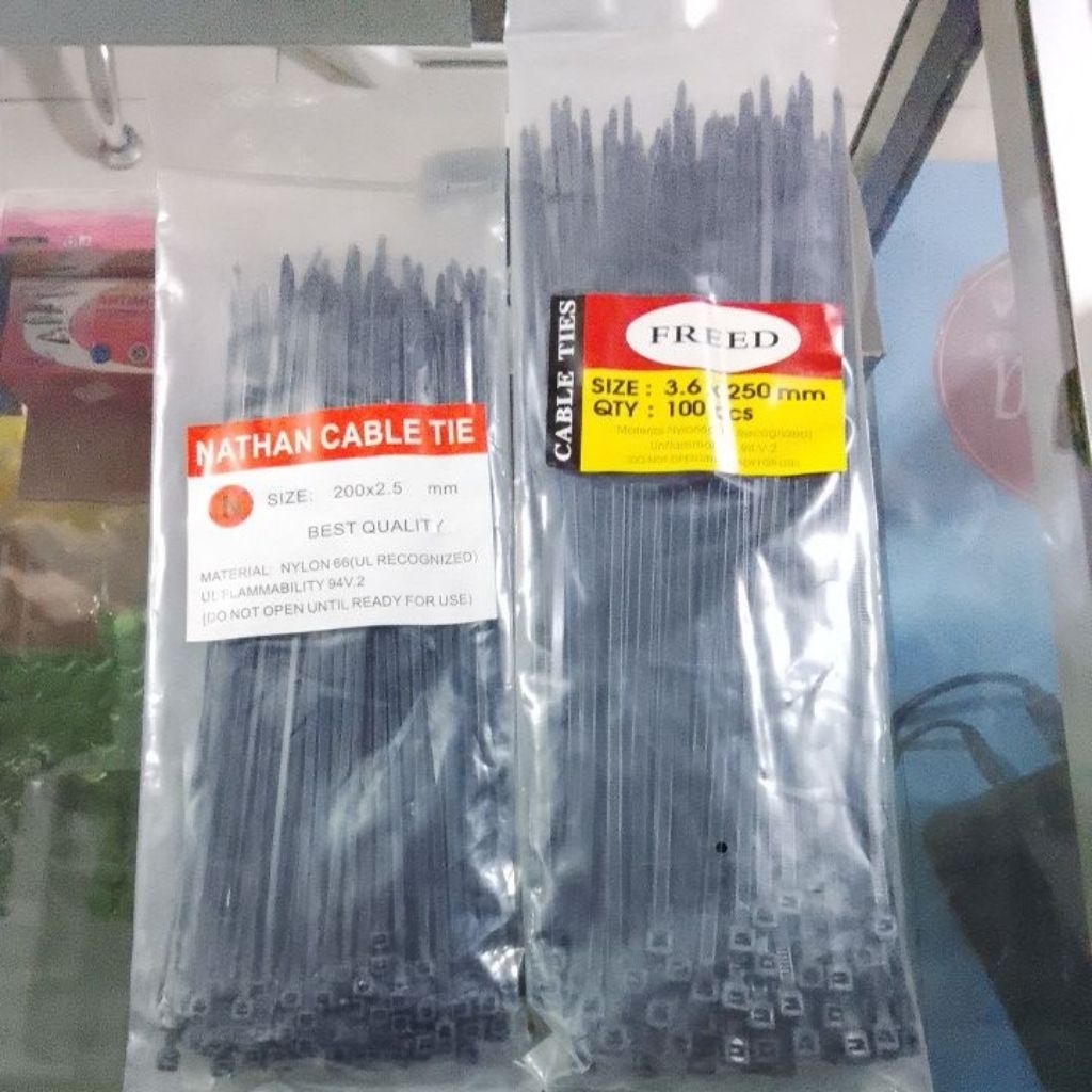 

Kabel Ties Ecer 2,5x200mm/3.6x250mm (1pcs)