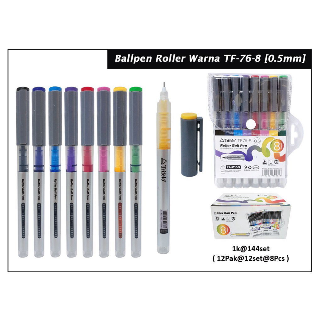 

Ballpen Roller Warna TF 76-8