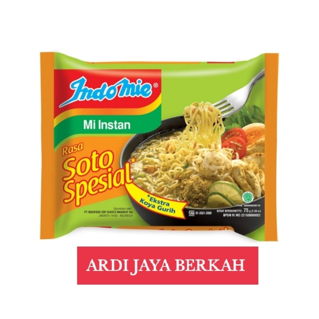 

Indomie Mi Instan Soto Spesial 75g