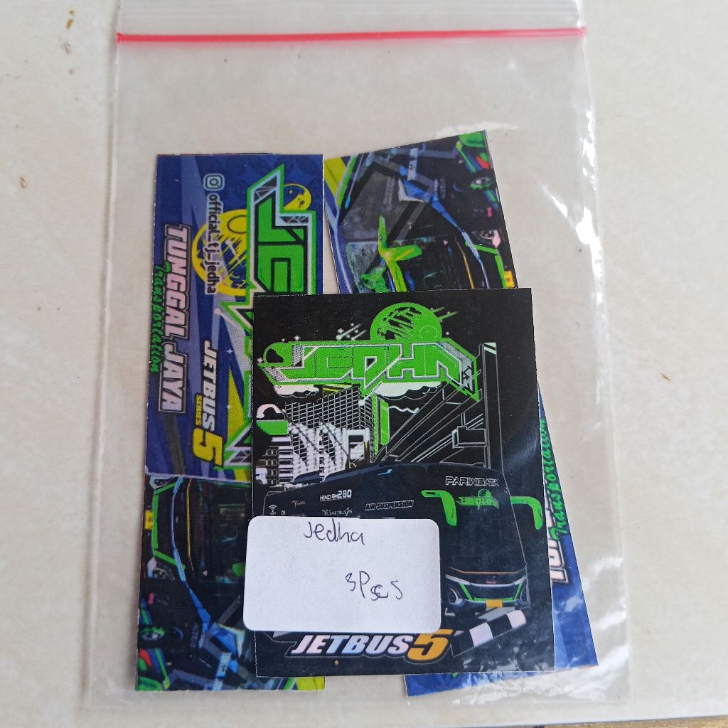 stiker bus tunggal jaya "jedha"