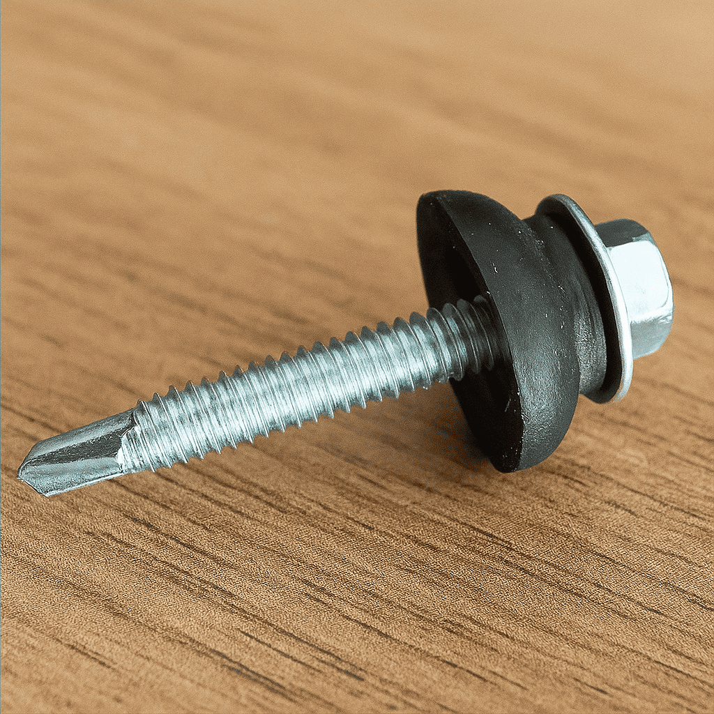 SEKRUP POLIKARBONAT 4,5mm Screw Sekrup Skrup Baut Polycarbonate Polikarbonat Kristal Flat