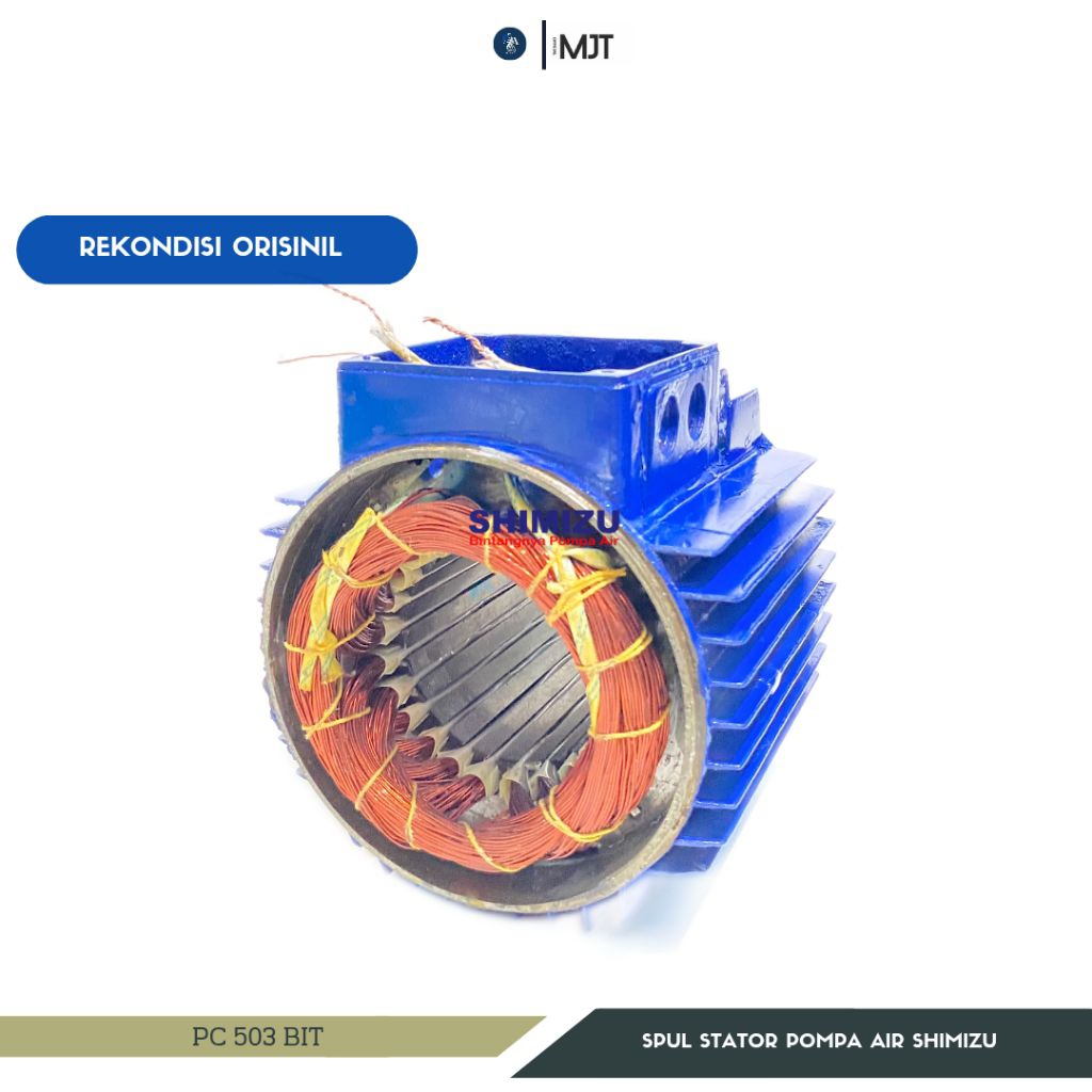 SPAREPART SPUL STATOR GULUNGAN MESIN POMPA AIR SHIMIZU SUMUR DALAM PC 502 BIT - PC 503 BIT