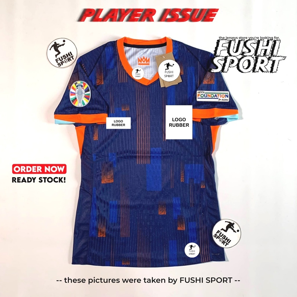Player Issue | Jersey Baju Bola Belanda Away EU 2024 New Drifit Adv Vaporknit
