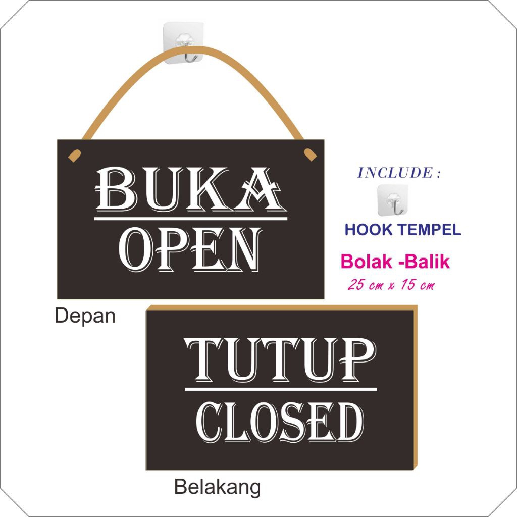 

Papan Buka Tutup