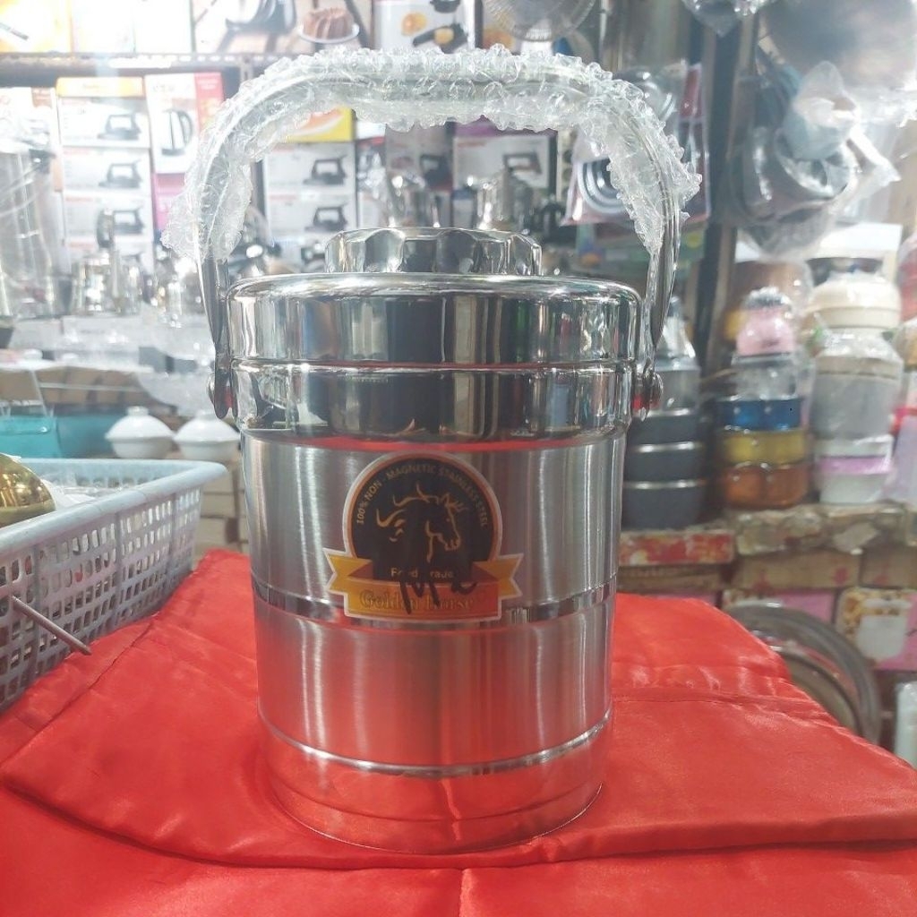 Rantang Tunggal GOLDEN HORSE Stainless Steel