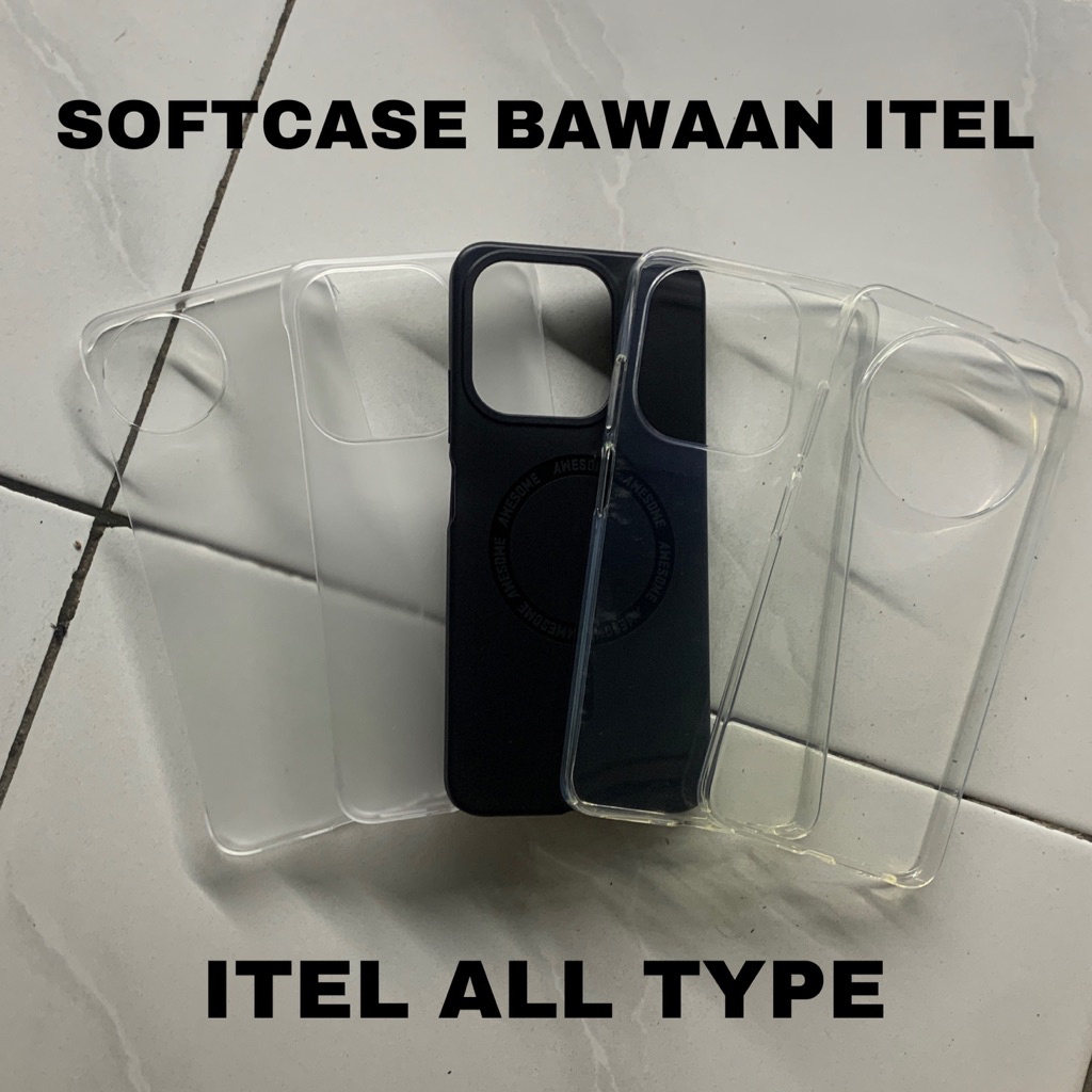 SOFTCASE SILIKON CASE ITEL S23 S665L / RS4 S666LN / ITEL P55 NFC A666L / ITEL P55 5G P665L / ITEL A7