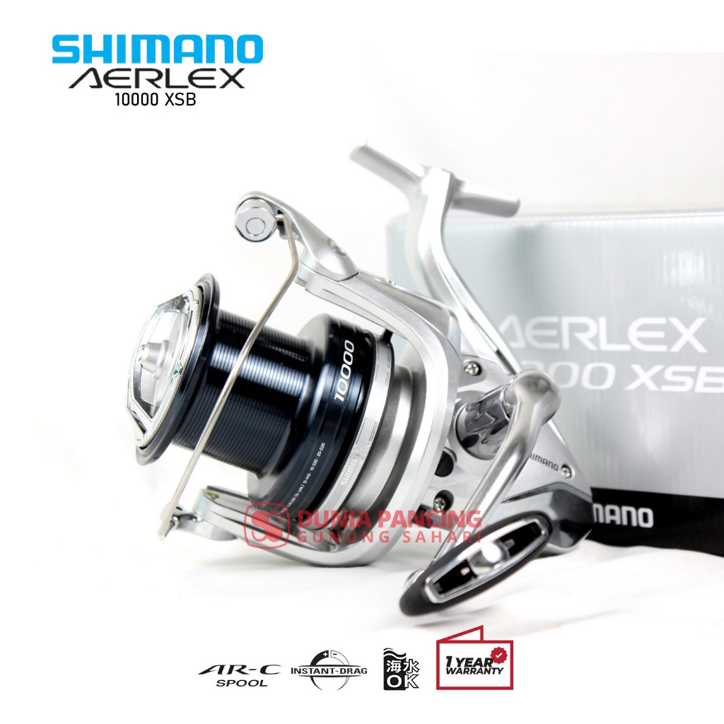 Reel Shimano Spinning Surf / Pasiran Aerlex 10000XSB DRAG MAX 15KG
