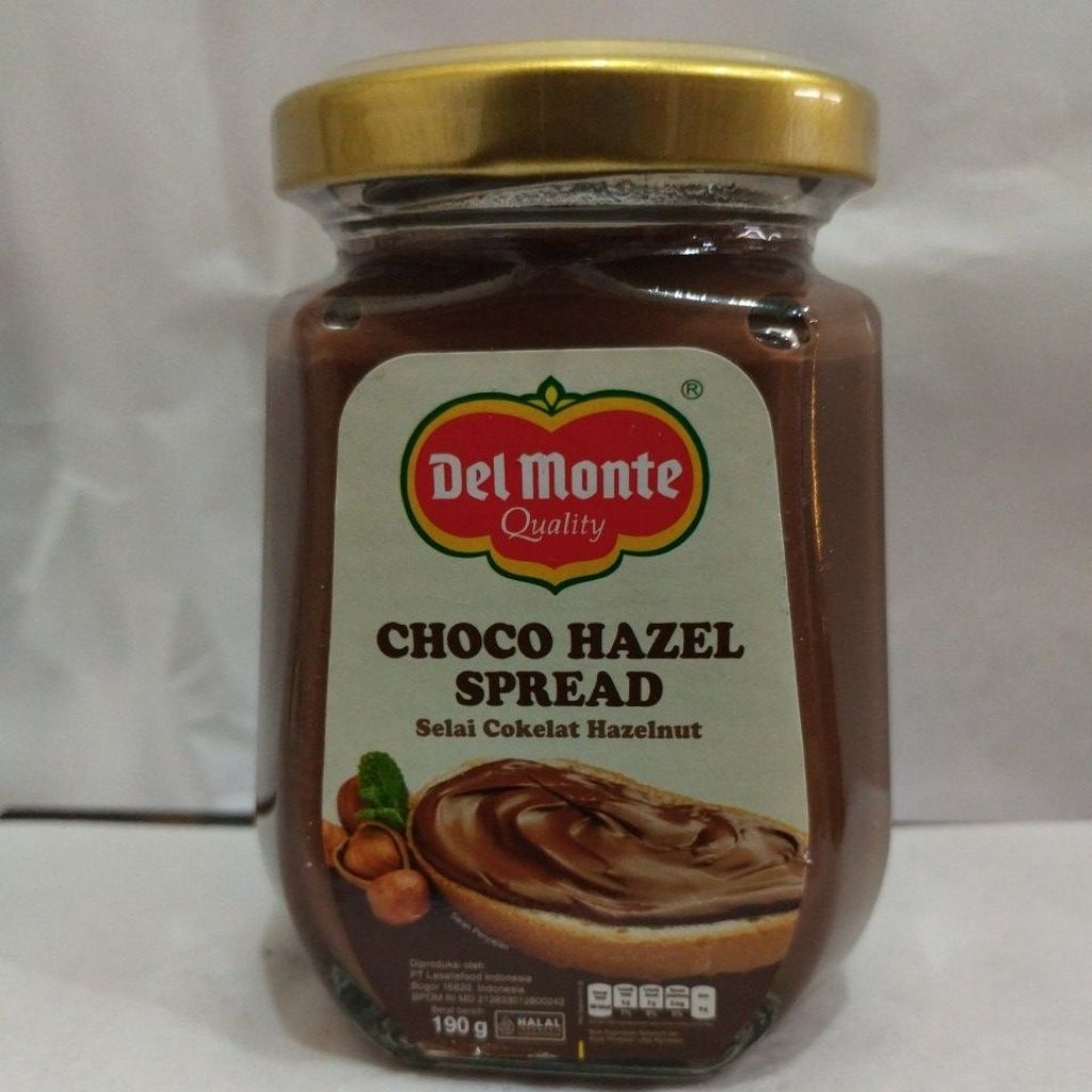 

selai cokelat dengan hazelnut/choco hazel spread delmonte 190g