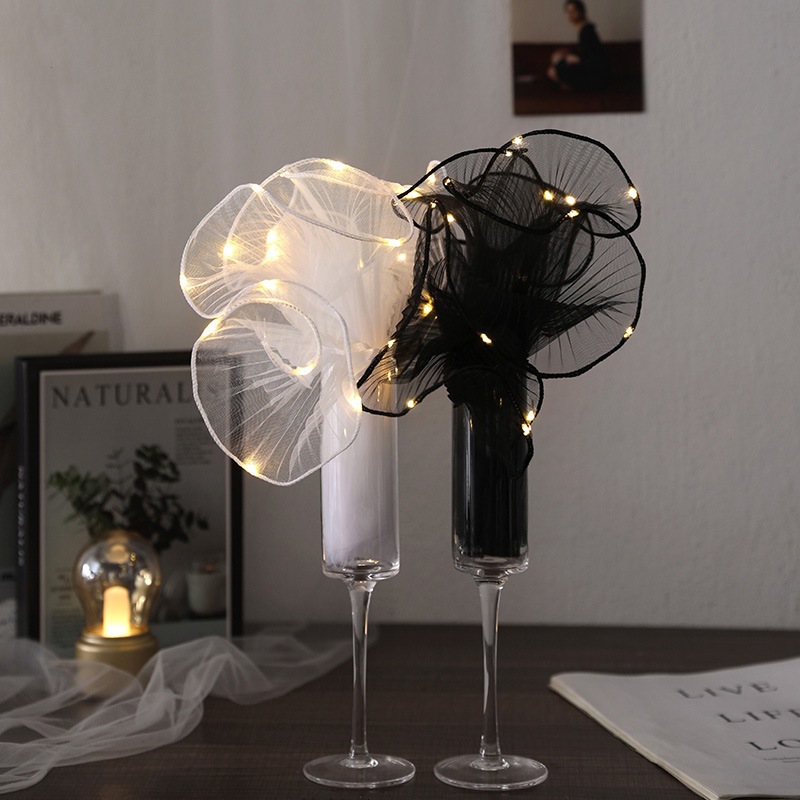 

(1 PCS 28cm +- 4YARD) Korean Lace Mesh Mermaid Tile Wrapping Flower Wavy Keriting Buket Bouquet Bunga / Renda Wrapping / Renda Kain